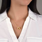 Collier de cœurs entrelacés sans message