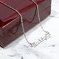 Collier avec nom et empreinte de patte sans message