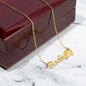 Collier avec nom et empreinte de patte sans message