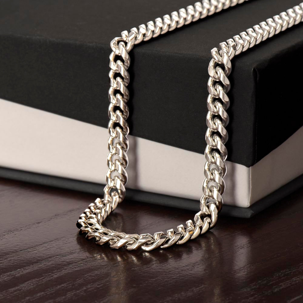 Cuban Link Chain Without Message 