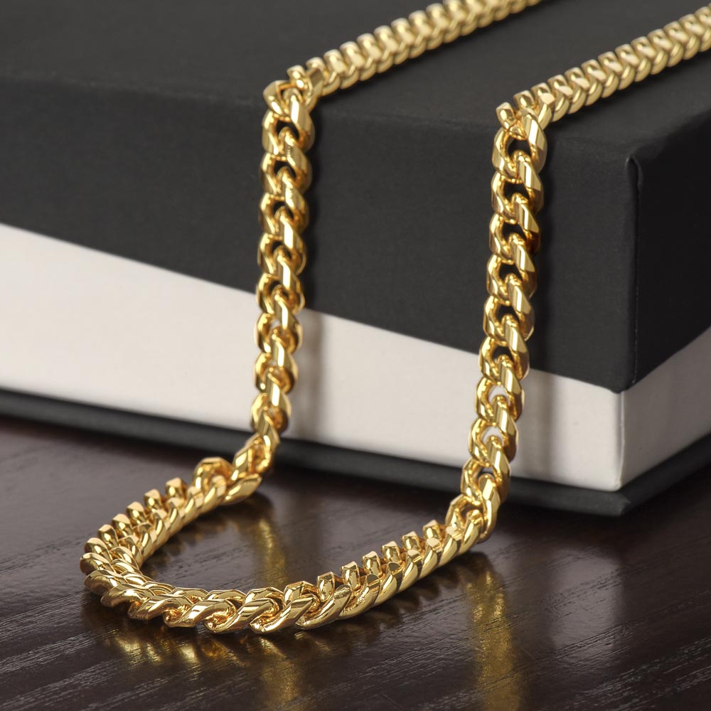 Cuban Link Chain Without Message 